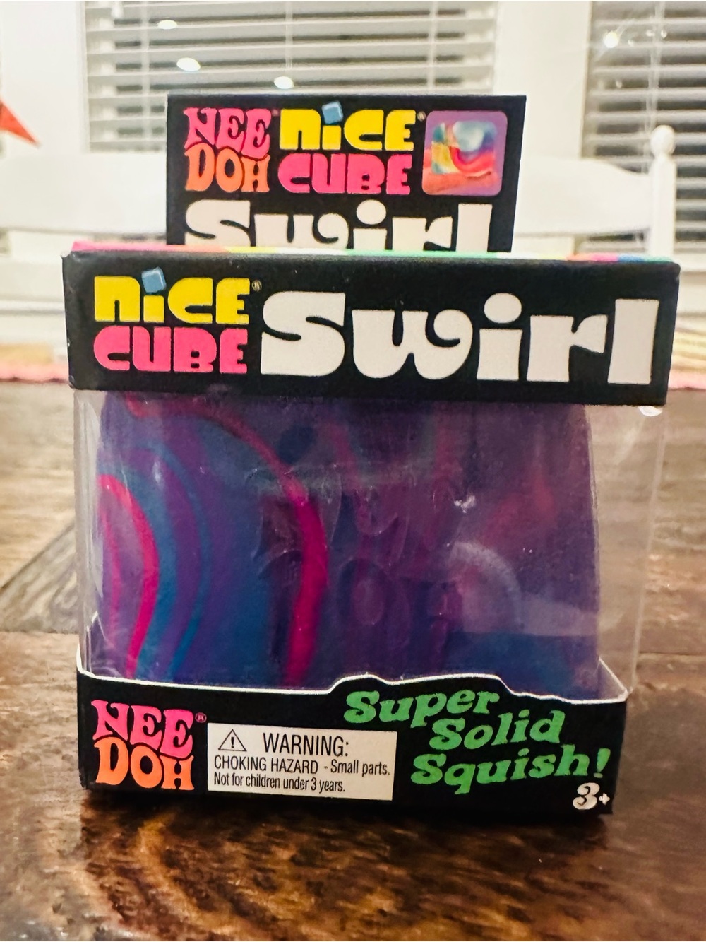💜🩷🩵 Authentic NeeDoh Swirl - Purple Pink Blue